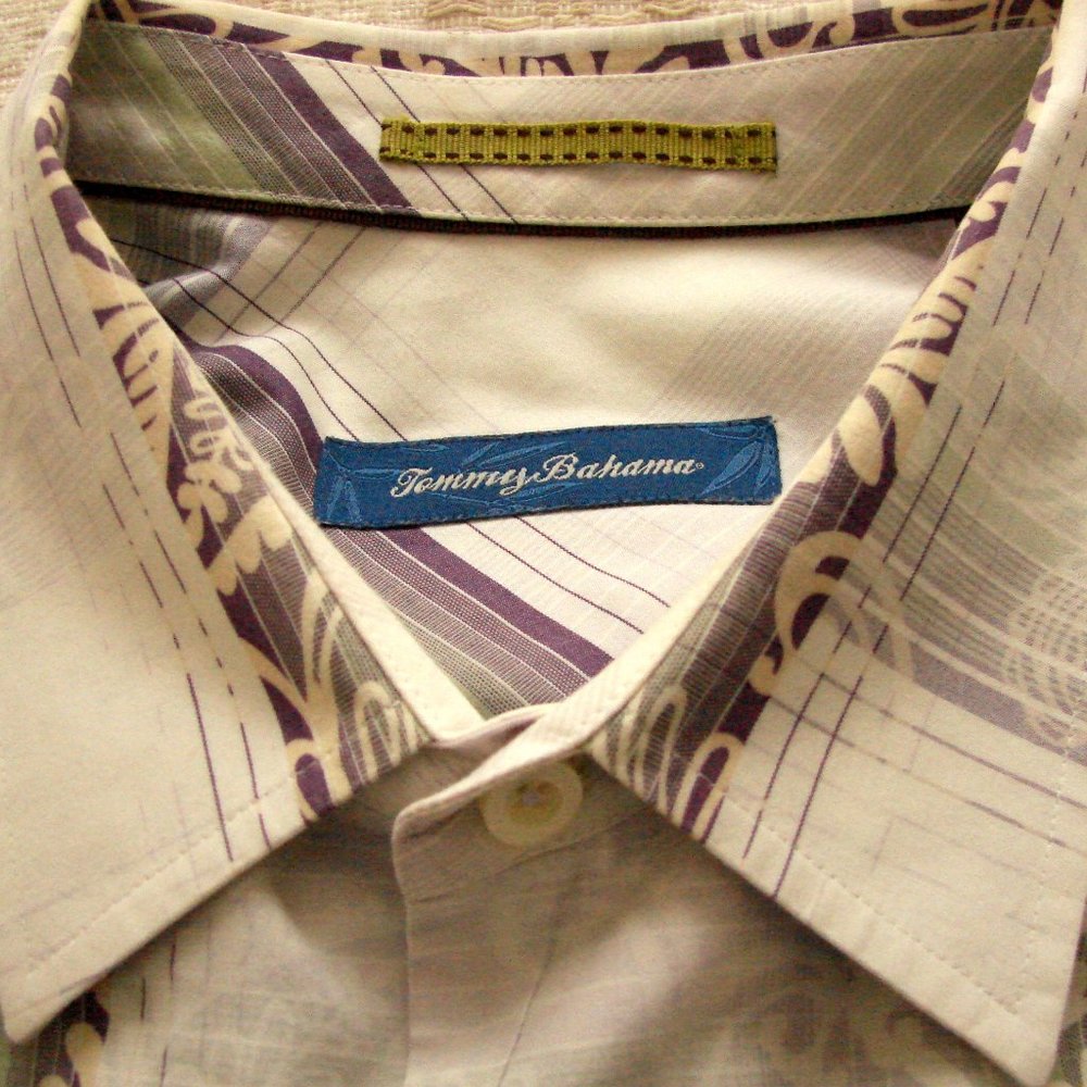 men's Tommy Bahama shirt size L long sleeve